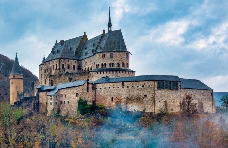 Schloss Vianden aus dem 11. Jahrhundert